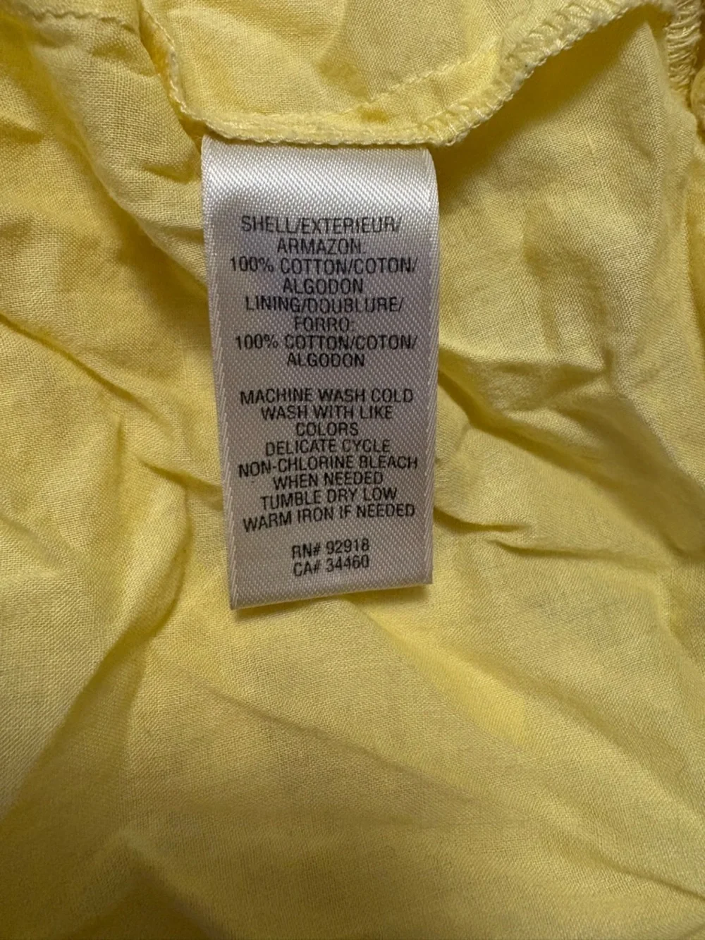 Juicy Couture Soft Yellow Ruffle-Trim Maxi Dress Sz 8 - Picture 7 of 7